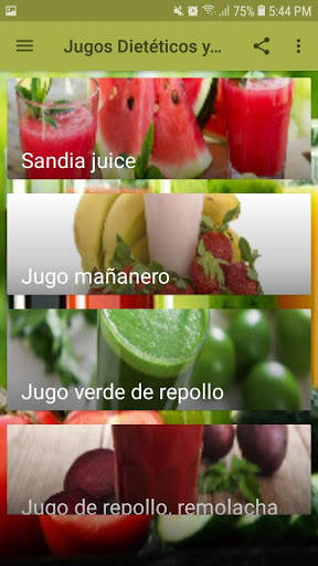 Jugos🍹🥤 Dietéticos y Saludables🍉🍍🍅🥕 screenshot 2