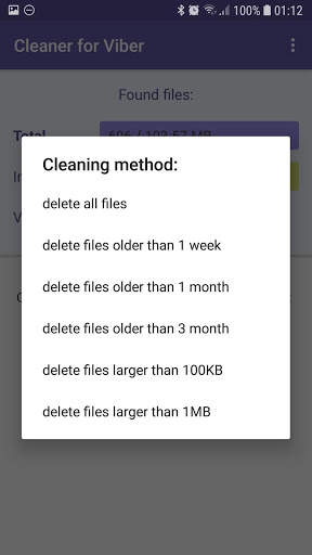 Cleaner for Viber screenshot 2