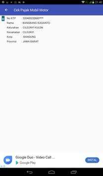 Cek Pajak Mobil Motor screenshot 11