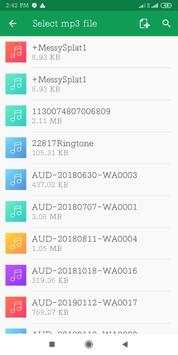 easy mp3 cutter and merger screenshot 1