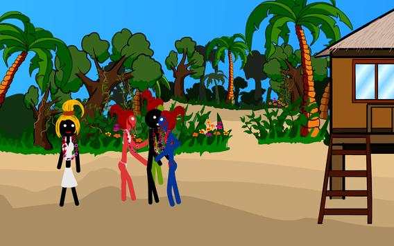 Stickman Death in Paradise screenshot 2