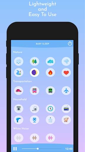 Baby Sleep - Offline White Noise screenshot 1