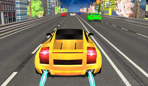 Racing in car 2018:City Highway Traffic Racer Sim screenshot 10