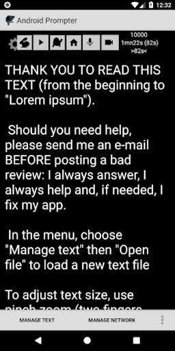 A Prompter for Android screenshot 2