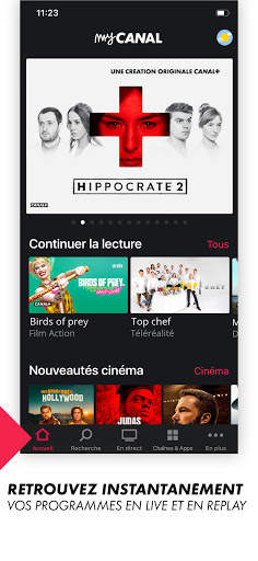 myCANAL, TV en live et replay screenshot 2