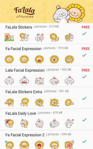FaLala Stickers for WhatsApp screenshot 2