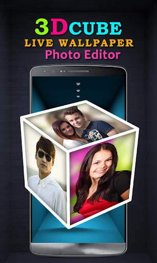 3D Cube Live Wallpaper Editor screenshot 1