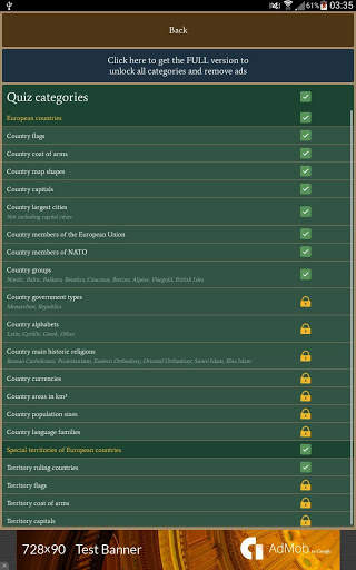 Europe Quiz Free screenshot 9