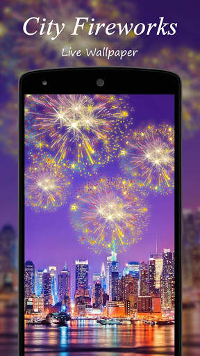 City fireworks Live Wallpaper screenshot 5