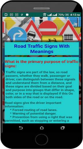 Road Traffic Signs screenshot 3