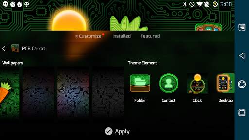 PCB Carrot ⁞ TSF Shell 3 Theme स्क्रीनशॉट 9
