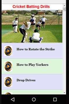 Cricket Batting Drills screenshot 1