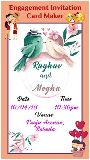 Engagement Invitation Card Mak screenshot 6