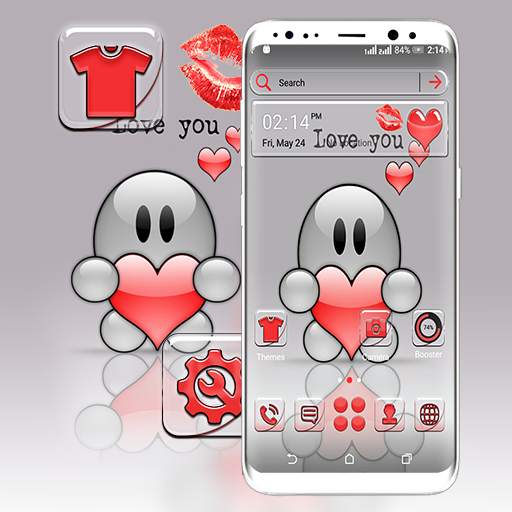 Cute Love You Launcher Theme 1.4