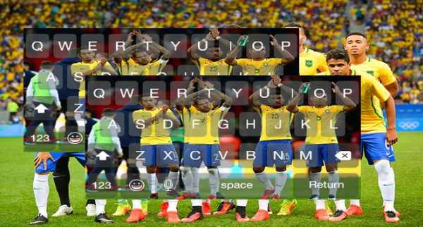 Brazil national team keyboard World Cup 1 تصوير الشاشة