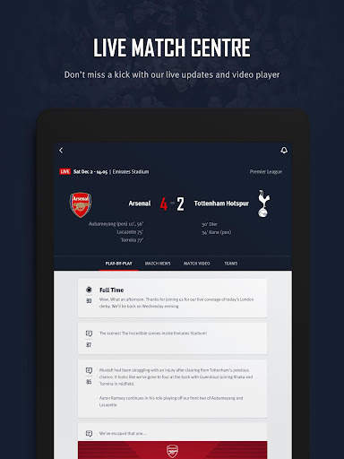 Arsenal Official App screenshot 10