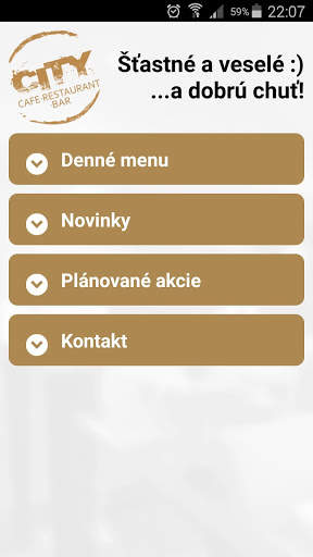 City restaurant screenshot 1
