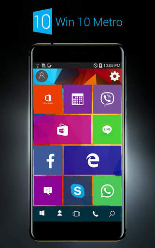 Launcher Style Metro 10 screenshot 2