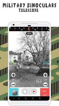 Military Binoculars Telescope: Camera Video screenshot 3