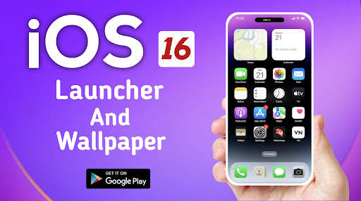 iOS 16 Launcher & Wallpaper screenshot 1