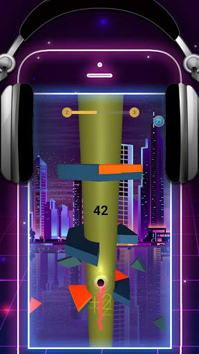 Helix Stack Rise Jump Jump 4 تصوير الشاشة