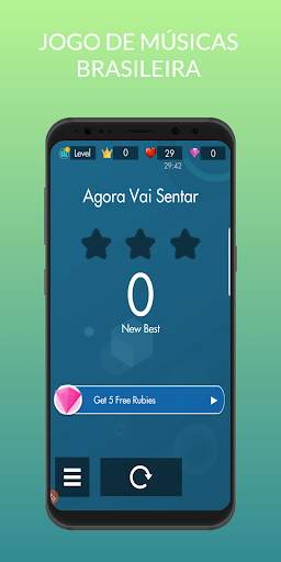 Piano Tiles MÚSICAS BRASILEIRA screenshot 2