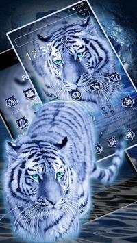 Blue white tiger theme screenshot 2