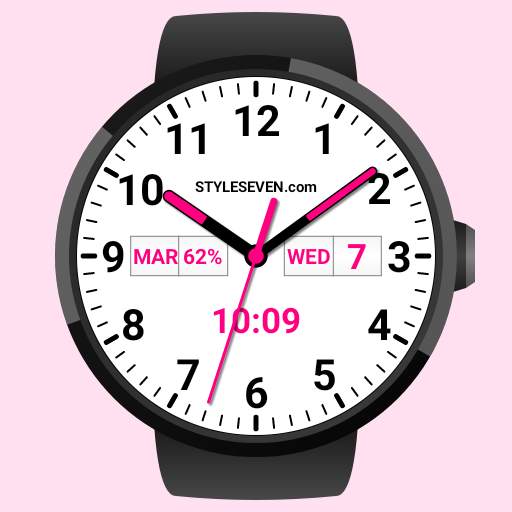 Analog Watch Face Plus-7 for Wear OS by Google 2.0