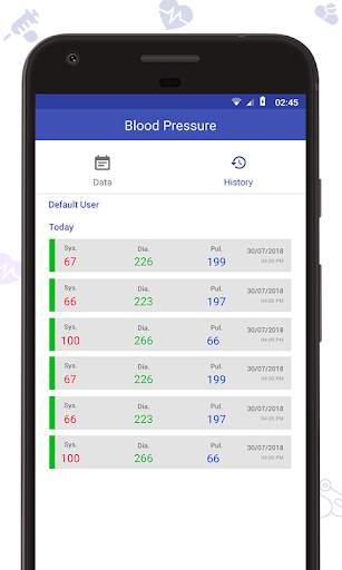 Blood Pressure Chart Log screenshot 2