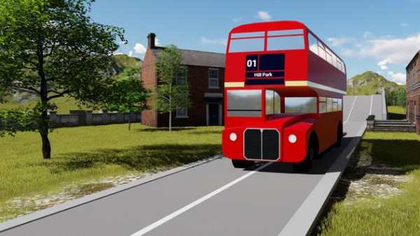 Simulator Balapan Bus screenshot 1