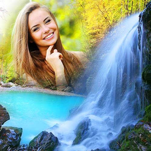 Waterfall Photo Frames screenshot 1