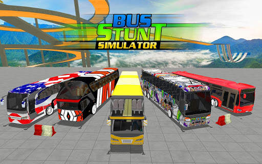 Mega Ramp Bus Stunt Racing: Bus Jumping Game 2021 screenshot 1