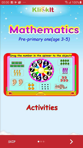 KlickIt(Lite) CBC mathematics (age 3-5) screenshot 1