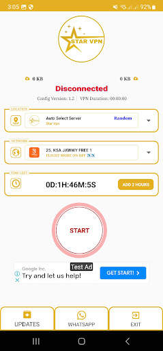 STAR VPN screenshot 2