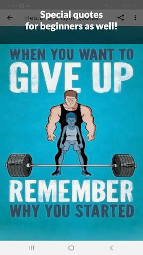 Health and Gym Quotes screenshot 4