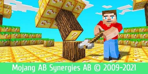 Lucky block mod for Minecraft screenshot 1