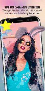 Bear Face Camera – Cute Live Stickers & Filter screenshot 2