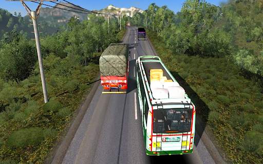 Driving Bus games Offroad 3D screenshot 1