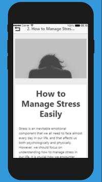 How to Relieve Stress 3 تصوير الشاشة