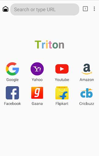 Triton - Mini Web Browser screenshot 1