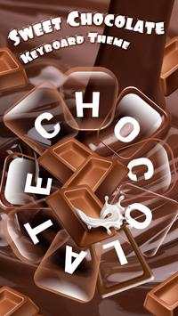 Sweet Chocolate Keyboard Theme screenshot 1