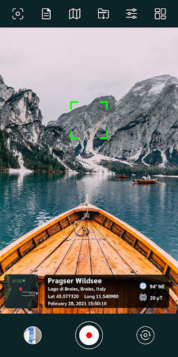 GPS video camera: Video stamp & watermark on video screenshot 1