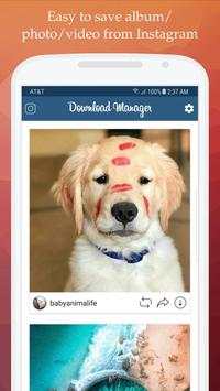 IDM Download Manager for Instagram screenshot 1