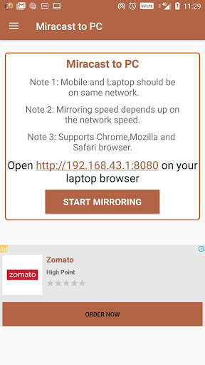 Miracast Display Finder : Mobi screenshot 2