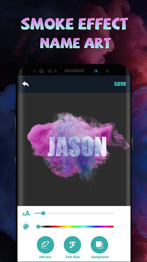 Smoke Effect Name Art - 3D Smoke Effect screenshot 3