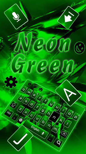 Neon Green Keyboard screenshot 3
