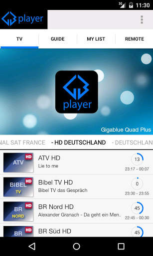 Gigablue Player स्क्रीनशॉट 1