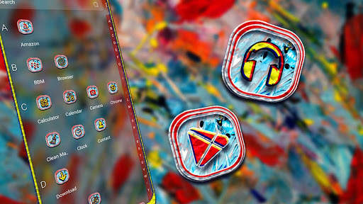 Acrylic Painting Launcher Theme screenshot 4