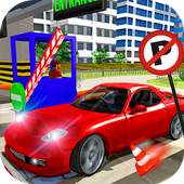 Paralell car parking realistic town game 1.0