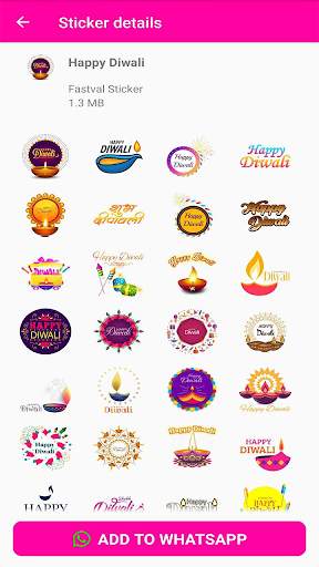 Diwali Sticker स्क्रीनशॉट 5